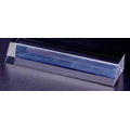 Acrylic Rectangle Base w/ Beveled Edge (2.75"x12"x3/4")